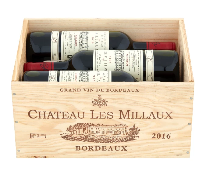 Château Les Millaux Bordeaux 6 Bottles in Wood 2023