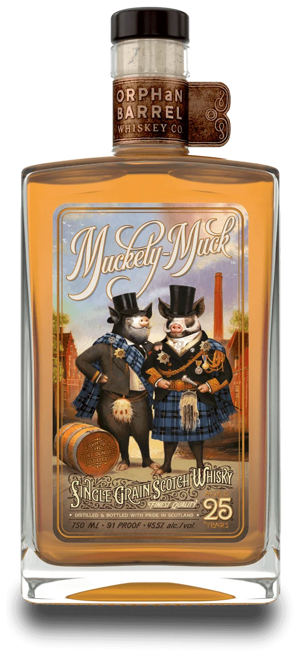 Orphan Barrel Muckety Muck 25 year old Single Grain Scotch Whisky -750ml