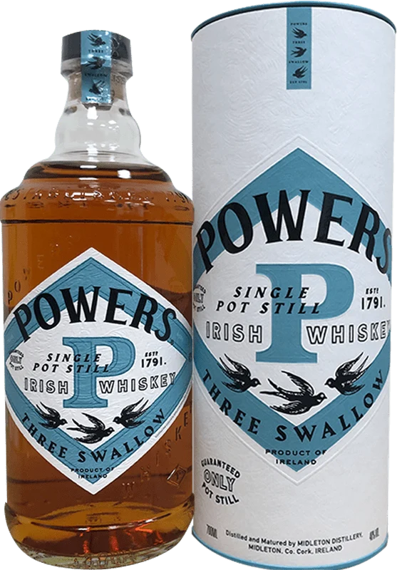 Powers - Three Swallow Release Single Pot Still Irish Whiskey 700 ml, 40% ABV