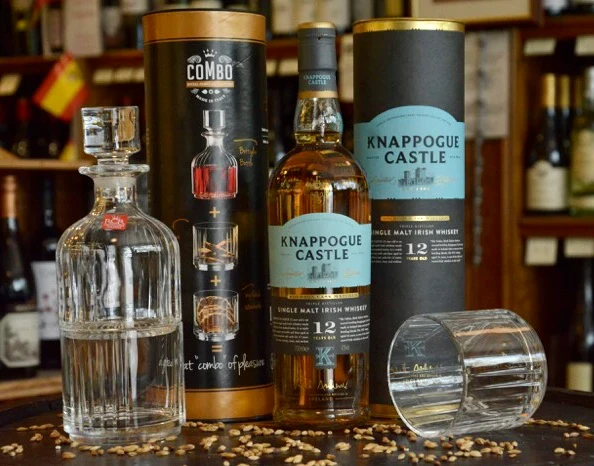 Irish Whiskey Gift Set - Knappogue Castle 12 Year Old Single Malt