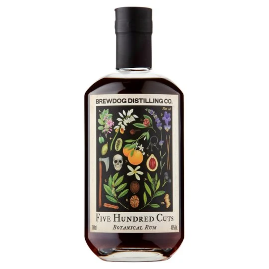 Brewdog Distilling Co. - Five Hundred Cuts Botanical Rum 40% ABV 700ml Bottle