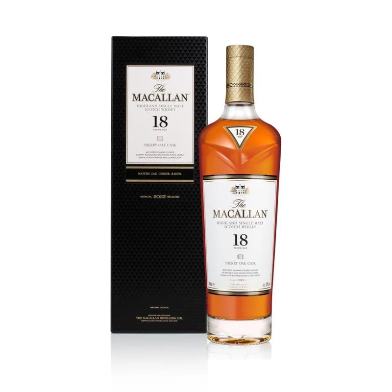 The Macallan 18 Year Old Sherry Cask Scotch Whisky -750 ml
