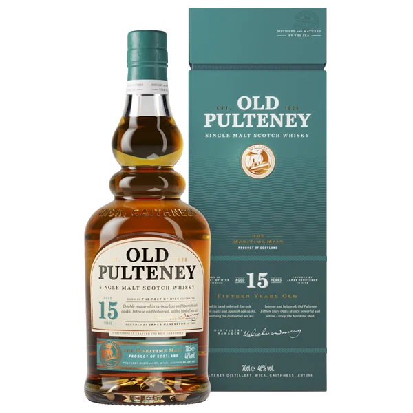 Old Pulteney Single Malt 15 Years Aged Scotch Whisky