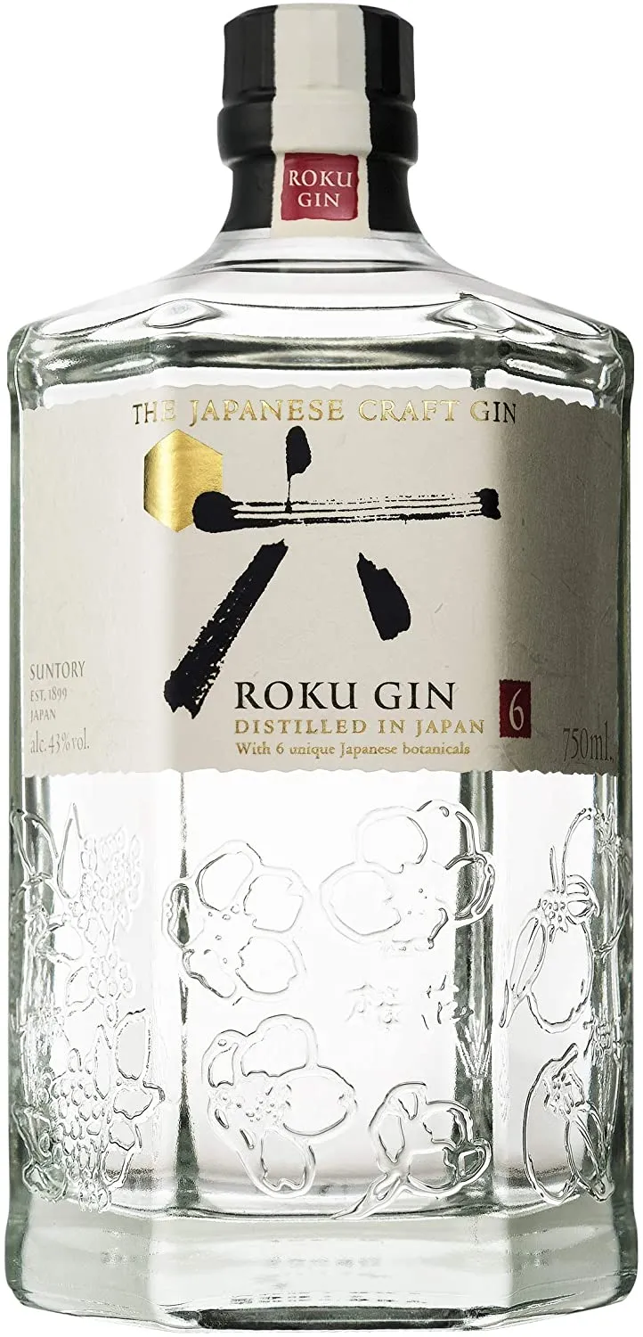 Roku Gin Distilled In Japan 750ml