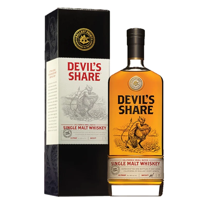 Cutwater Devil's Share Single Malt American Whiskey -750 ml