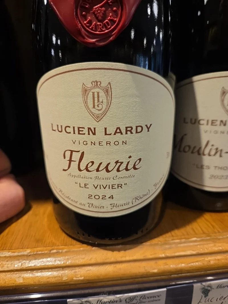Domaine Lucien Lardy Vigneron Fleurie Le Vivier