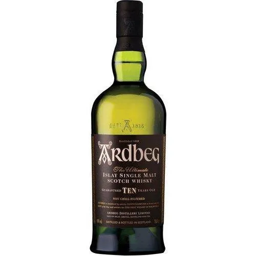 Ardbeg 10 Year Old Islay Single Malt Scotch -750 ml