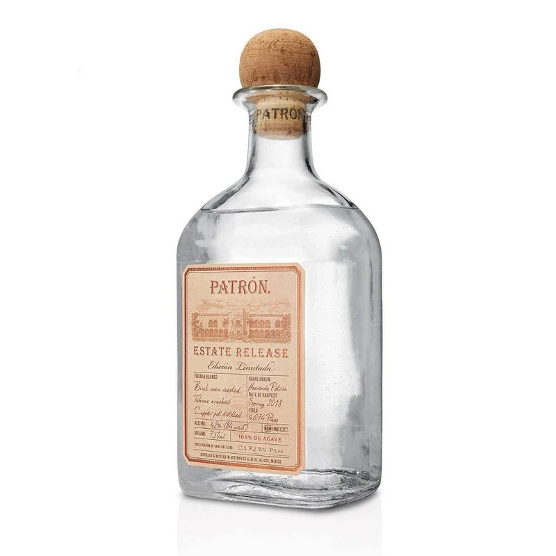 Patron Estate Release Silver Blanco Tequila