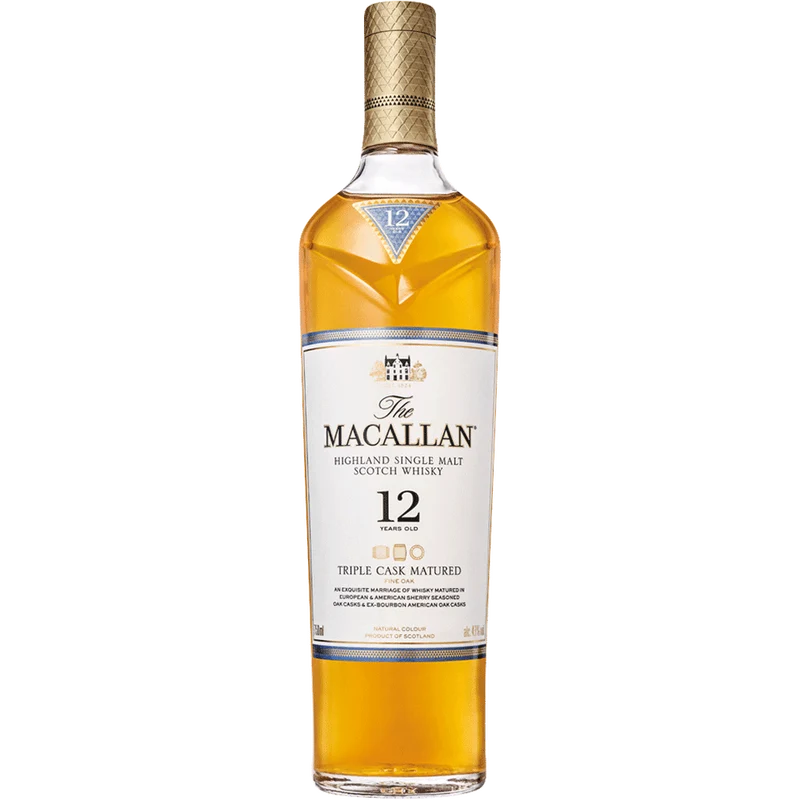 Macallan 12 Year Sherry Casks Single Malt Scotch whiskey -750ml