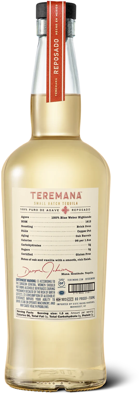 Teremana Small Batch Reposado Tequila -750 ml