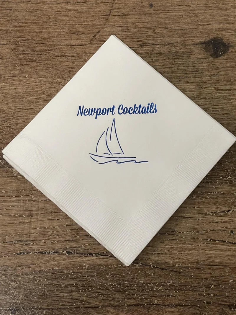Misc Point Napkins- Newport Cocktails Sailboat