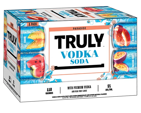 Cocktail Truly 8pk Vodka Soda Paradise
