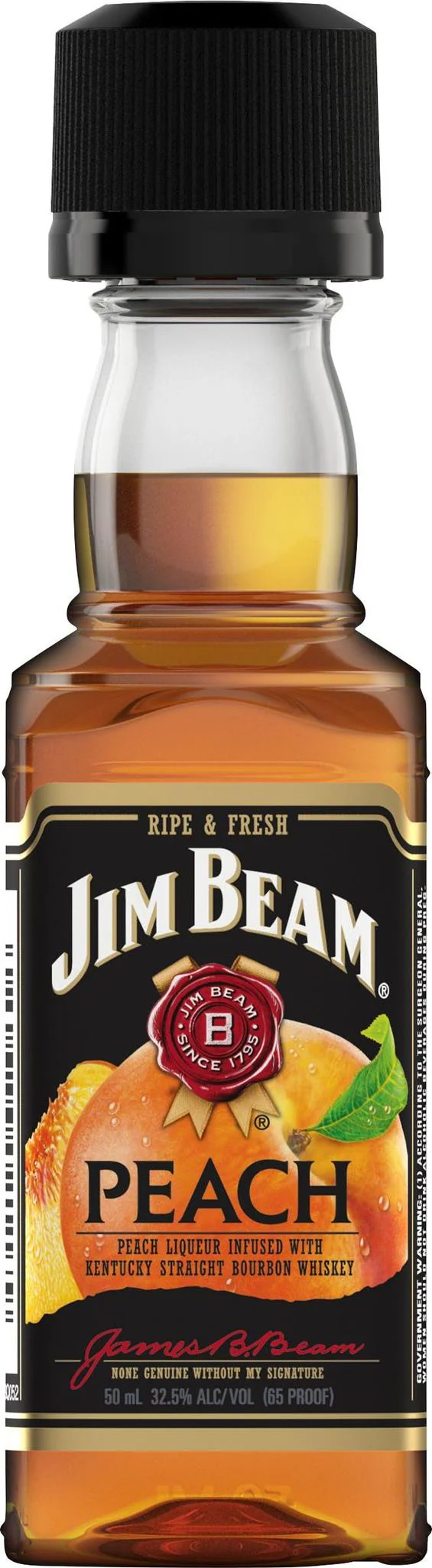 Nip Bourbon Jim Beam Peach