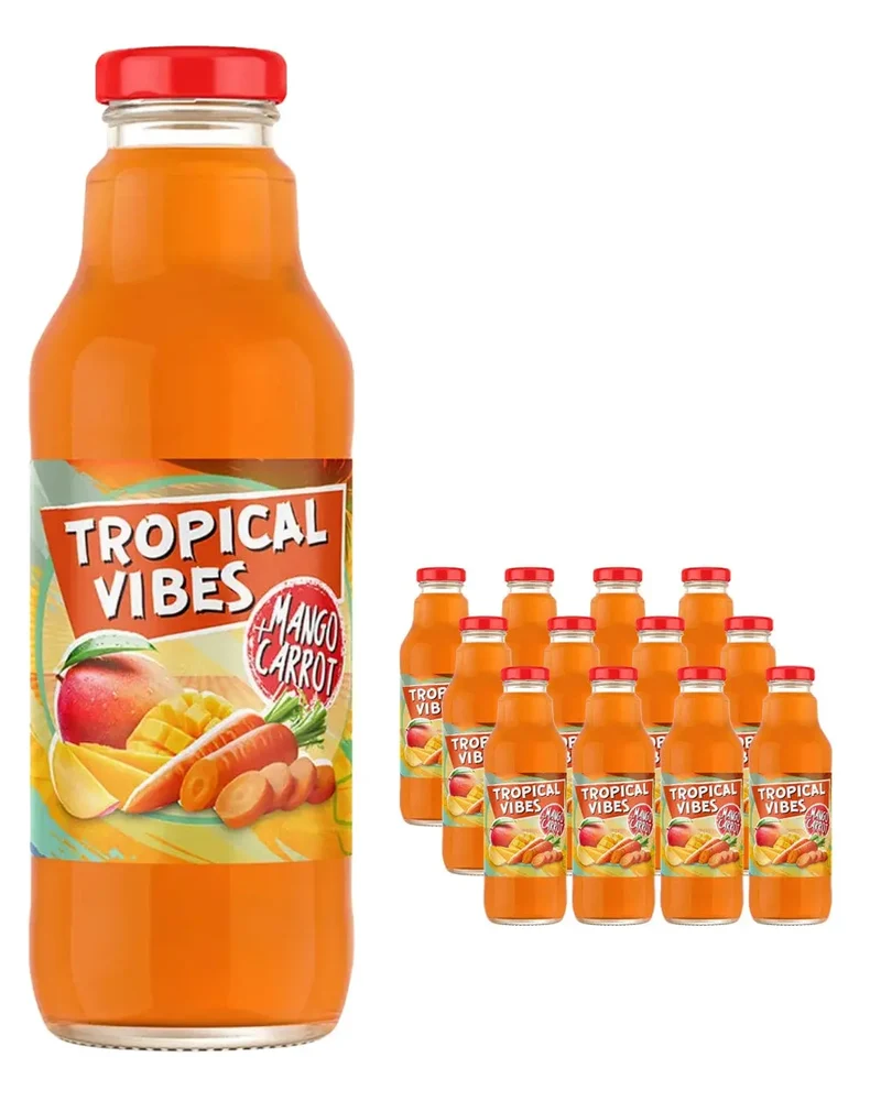 Tropical Vibes Mango Carrot Multipack, 12 x 532 ml