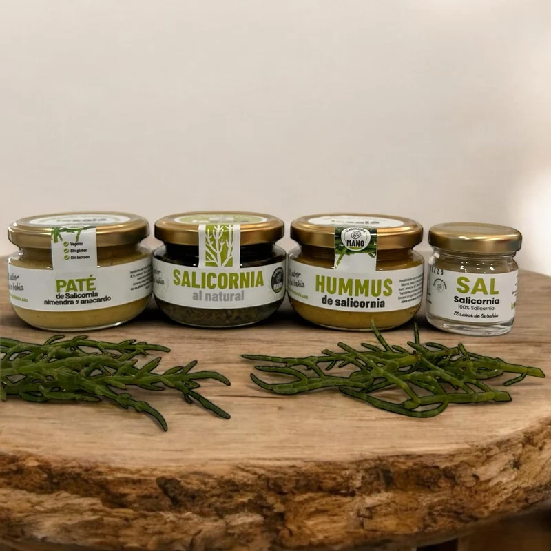 Packs de conservas de Salicornia