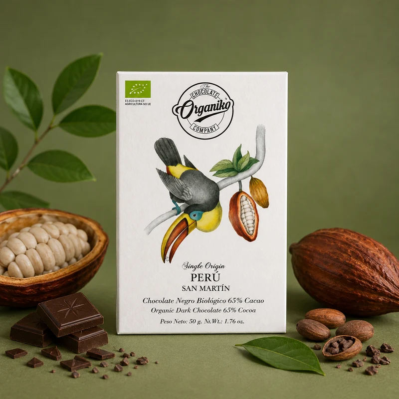 ORGANIKO | CHOCOLATE NEGRO SINGLE ORIGIN PERÚ 50gr