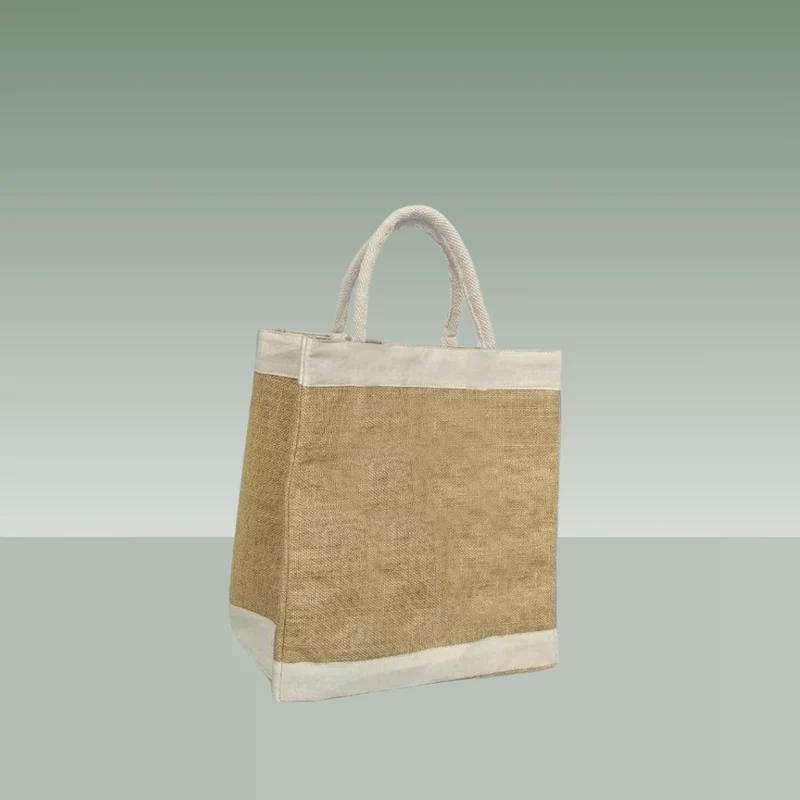 BOLSA YUTE ASAS BOLSILLOS 35X20X35 CM