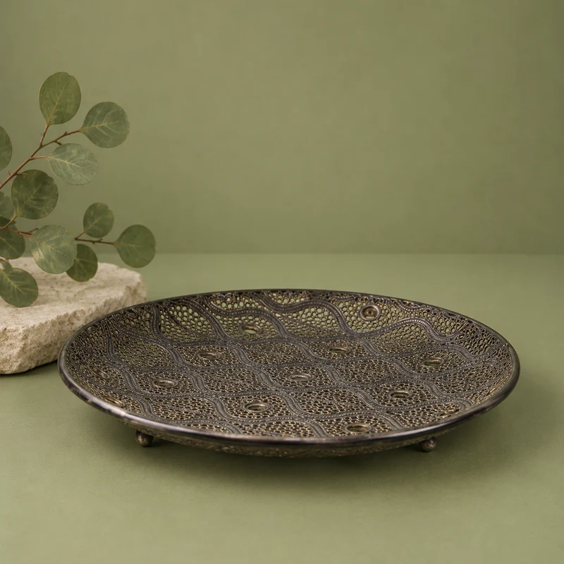 BANDEJA METAL ø 35.5x3.5cm