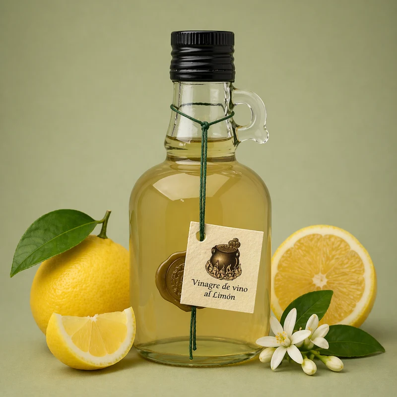 EL PEROLET | VINAGRE DE VINO AL LIMÓN 25CL