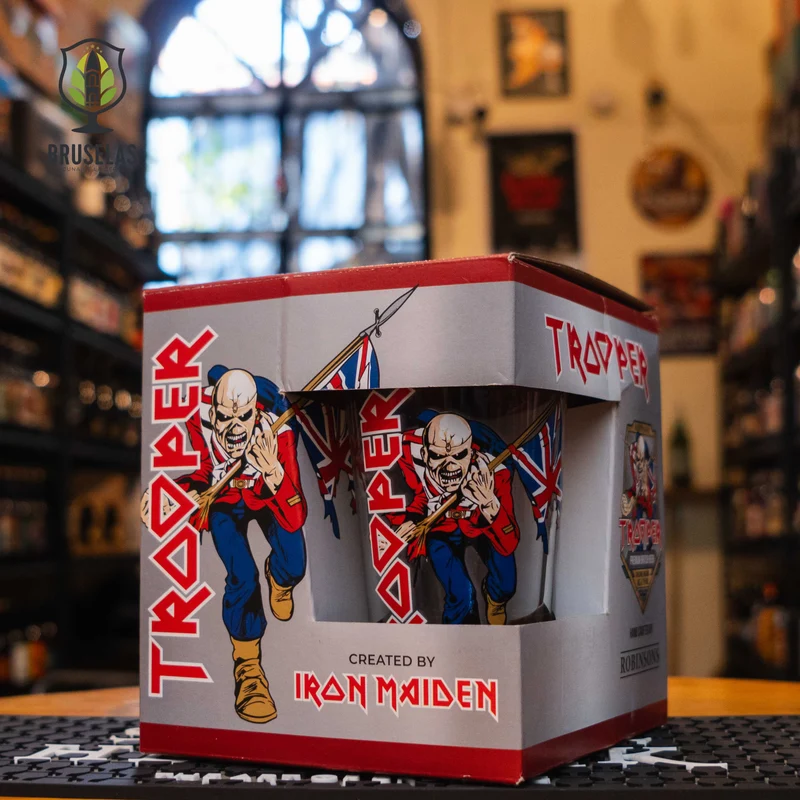 Robinson's - Iron Maiden - Trooper Box Clásico Plata