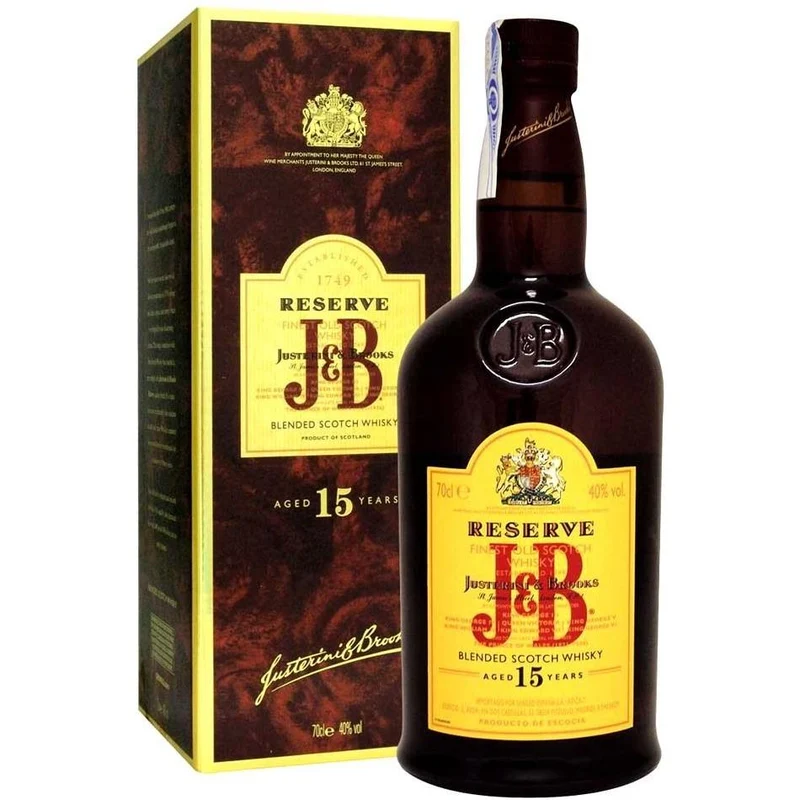 Whisky J&B 15 años