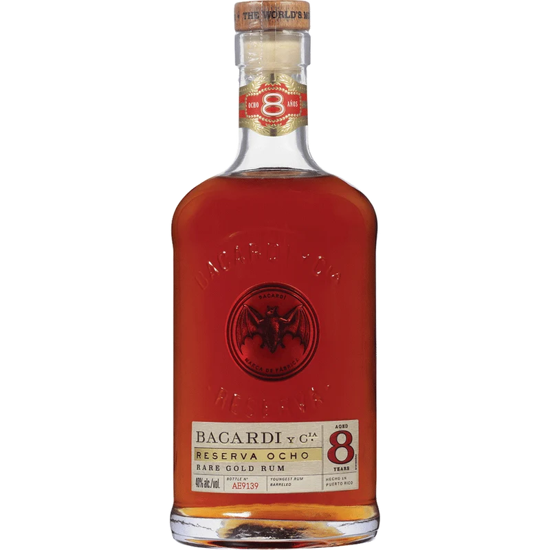Bacardi Reserva Ocho Rare Gold Rum -750 ml
