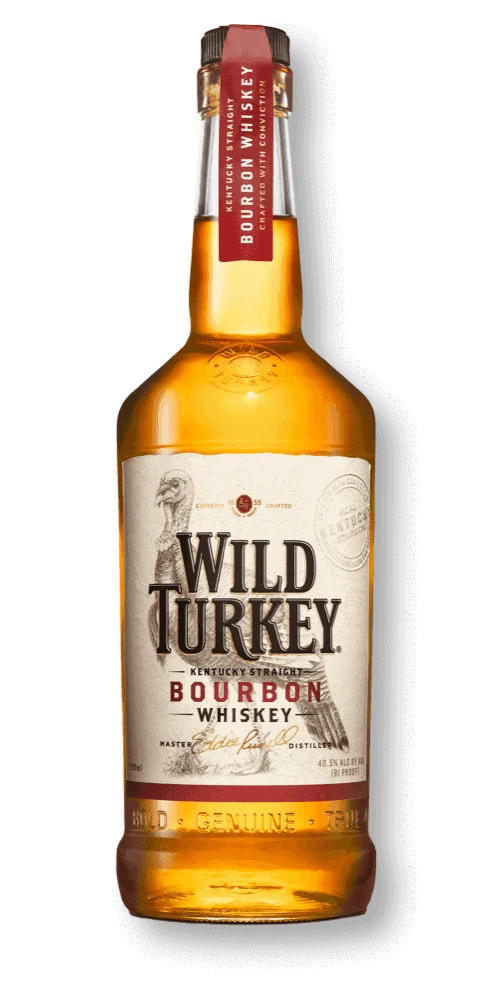 Wild Turkey 81 Proof Kentucky Straight Bourbon Whiskey 750ml