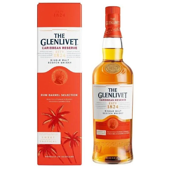 The Glenlivet Caribbean Reserve Scotch Single Malt750ML