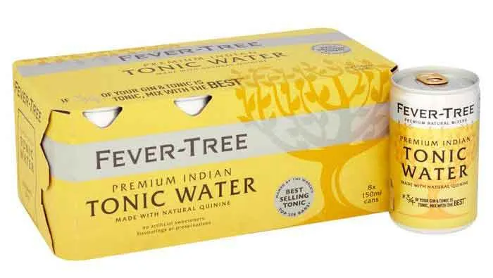 Fever-Tree Premium Indian Tonic Water 8 x 150ml Cans