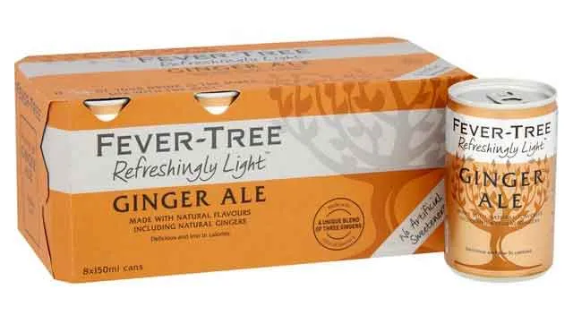 Fever-Tree Premium Ginger Ale 8 x 150ml Cans