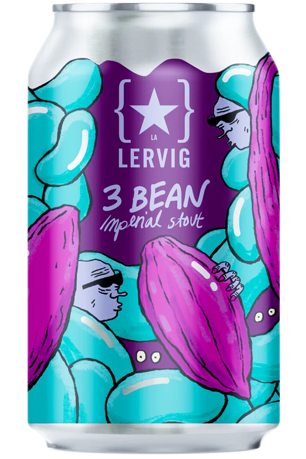 Lervig- 3 Bean 12% ABV Stout 330ml Can
