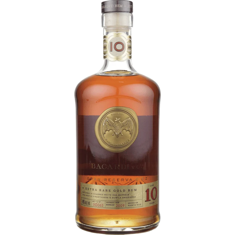 Bacardi Aged 10 Years Gran Reserva Diez Rum - 750ml