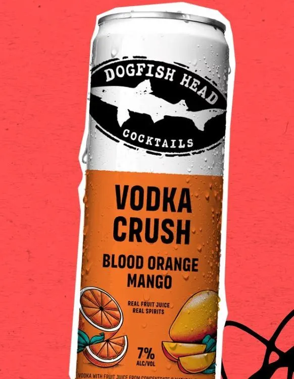 Cocktail 19.2oz Dogfish Head Vodka Crush Blood Orange Mango