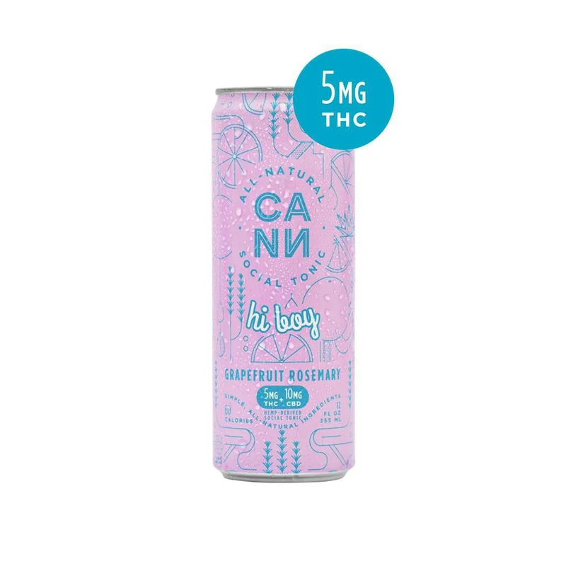 NA THC Cocktail Single CANN hi boy Grapefruit Rosemary