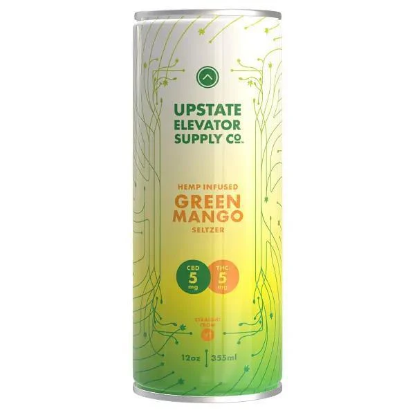 NA THC Cocktail Upstate Elevator Supply Co 4pk Green Mango
