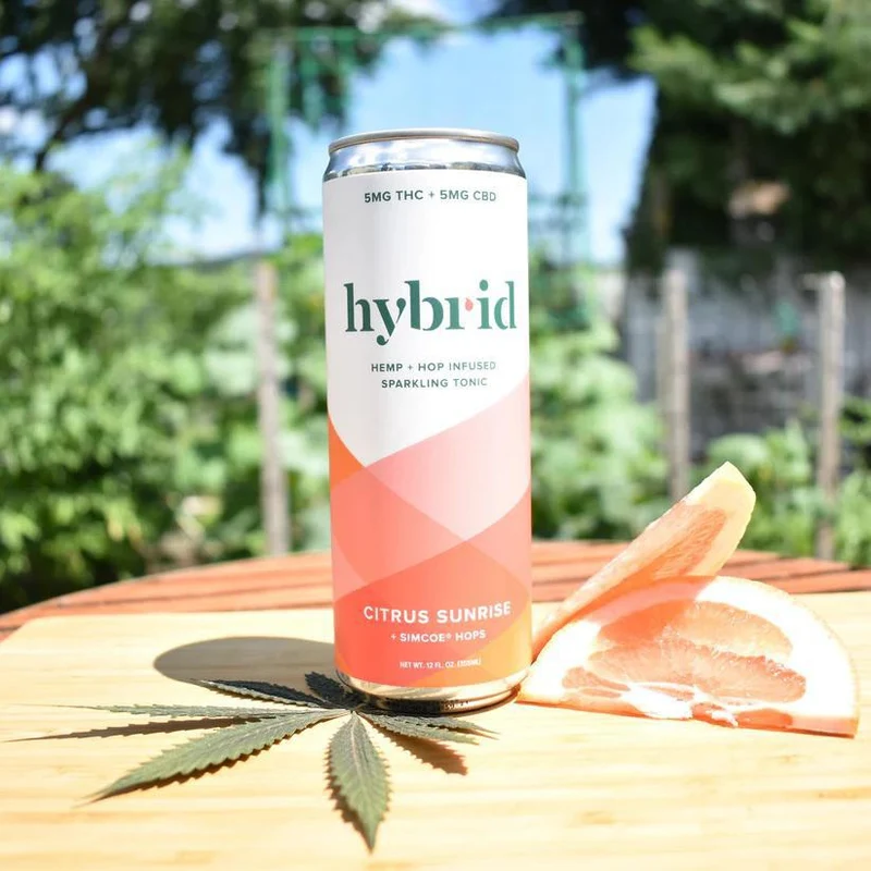 NA THC Cocktail Hybrid 4pk Citrus Sunrise