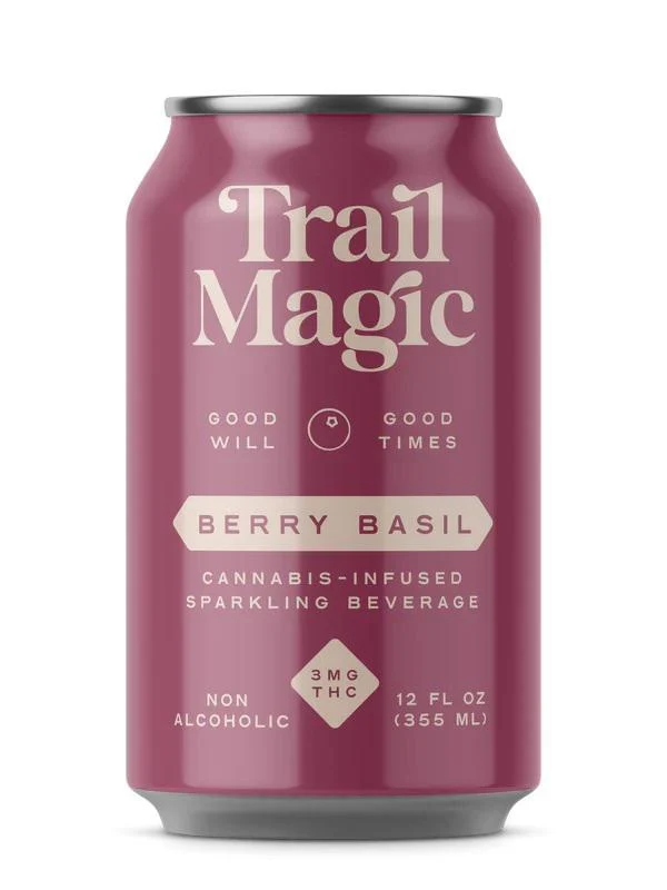 NA THC Cocktail Trail Magic 4pk Berry Basil