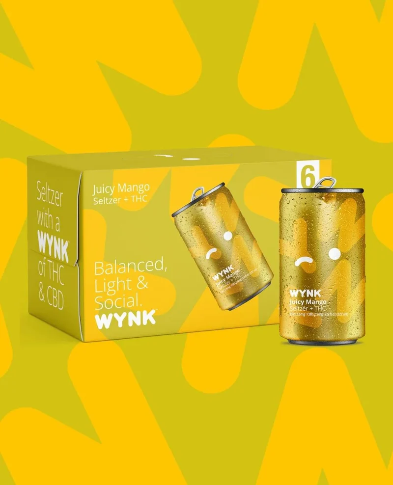 NA THC Cocktail Wynk 6pk Juicy Mango