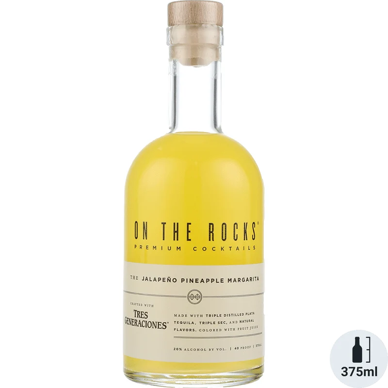 On the Rocks Jalapeno Pineapple Margarita RTD -375 ml