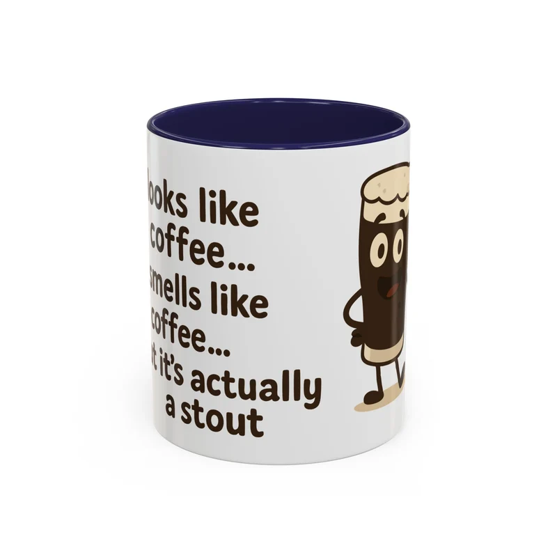 Koffietas 2 kleuren - Coffee? Or Stout?
