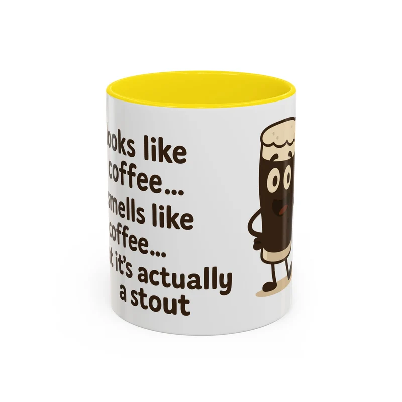 Koffietas 2 kleuren - Coffee? Or Stout?