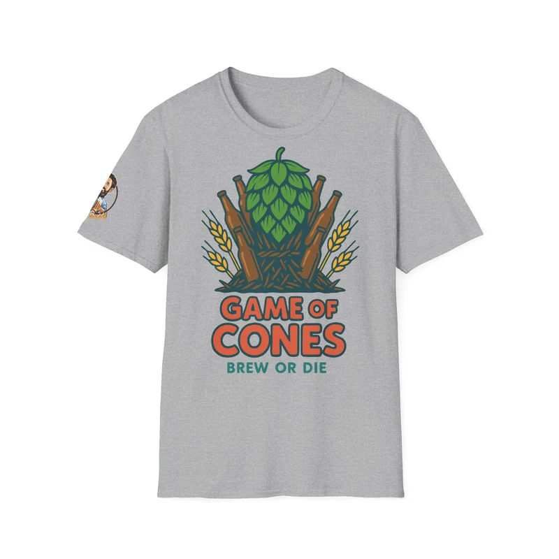 Unisex Soft-Style T-Shirt - Game of cones
