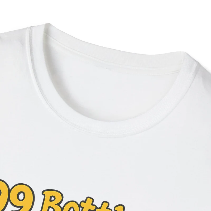 Unisex Soft-style T-Shirt - "99 bottles of beer on the wall"