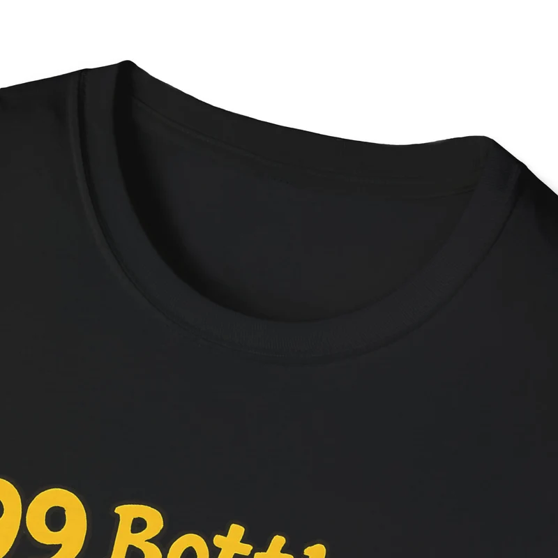 Unisex Soft-style T-Shirt - "99 bottles of beer on the wall"