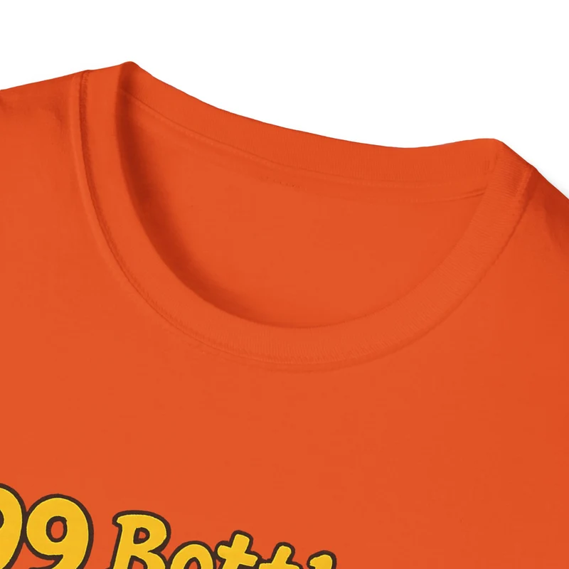 Unisex Soft-style T-Shirt - "99 bottles of beer on the wall"