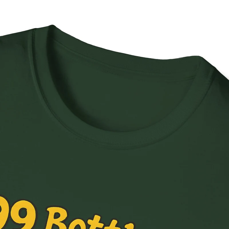Unisex Soft-style T-Shirt - "99 bottles of beer on the wall"