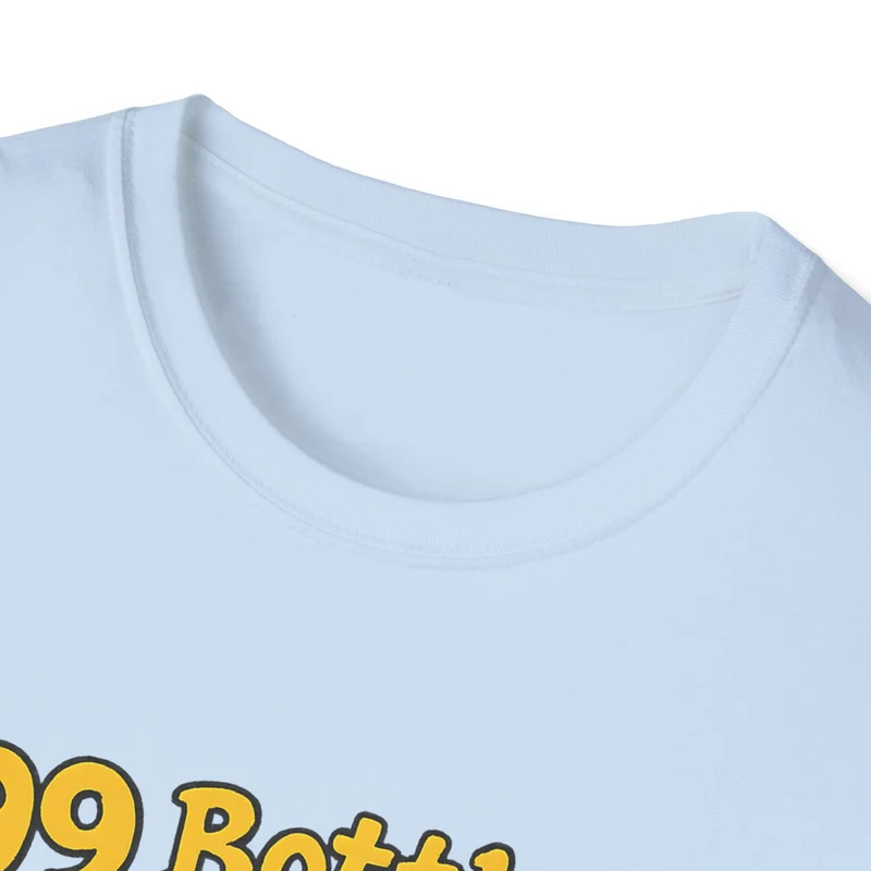 Unisex Soft-style T-Shirt - "99 bottles of beer on the wall"