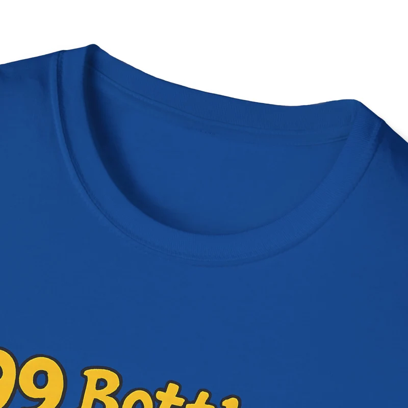 Unisex Soft-style T-Shirt - "99 bottles of beer on the wall"