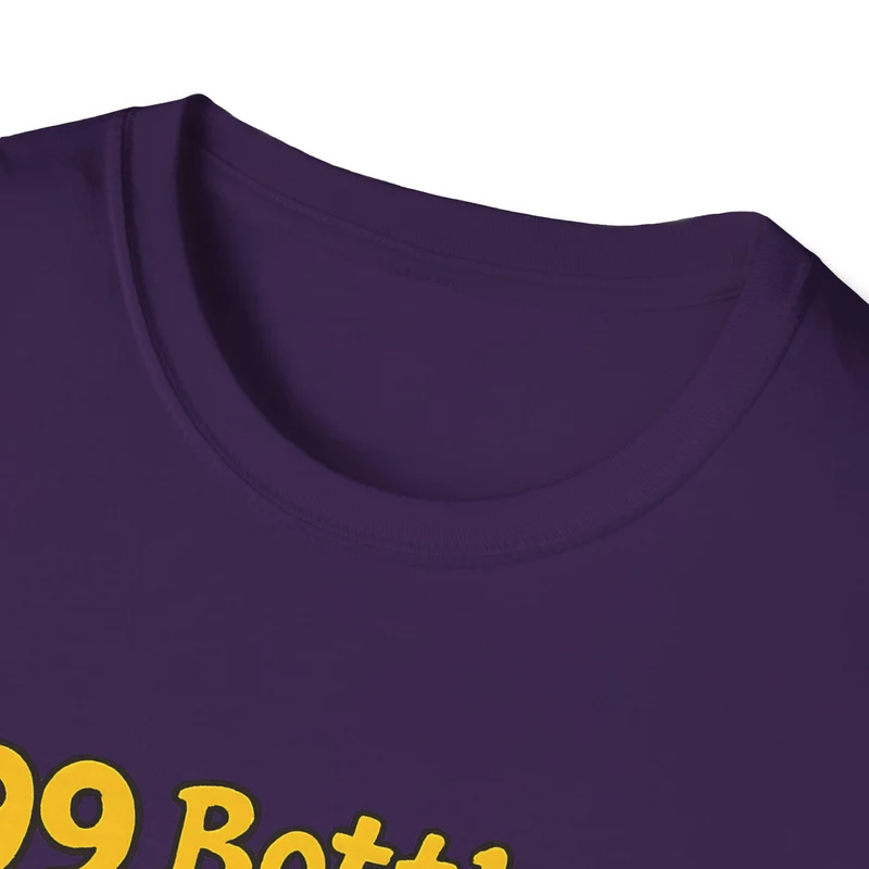 Unisex Soft-style T-Shirt - "99 bottles of beer on the wall"