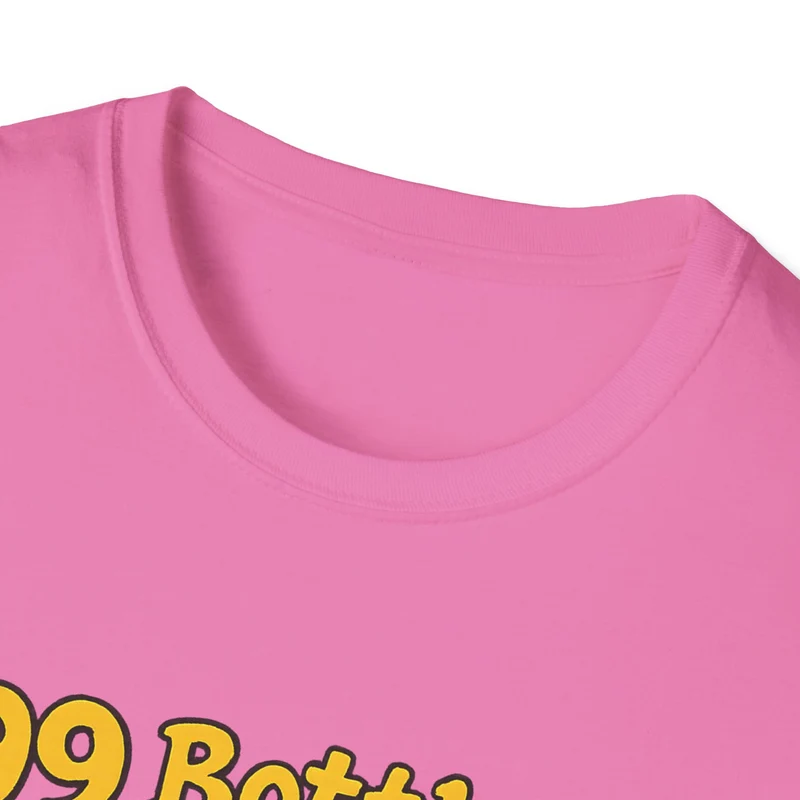 Unisex Soft-style T-Shirt - "99 bottles of beer on the wall"